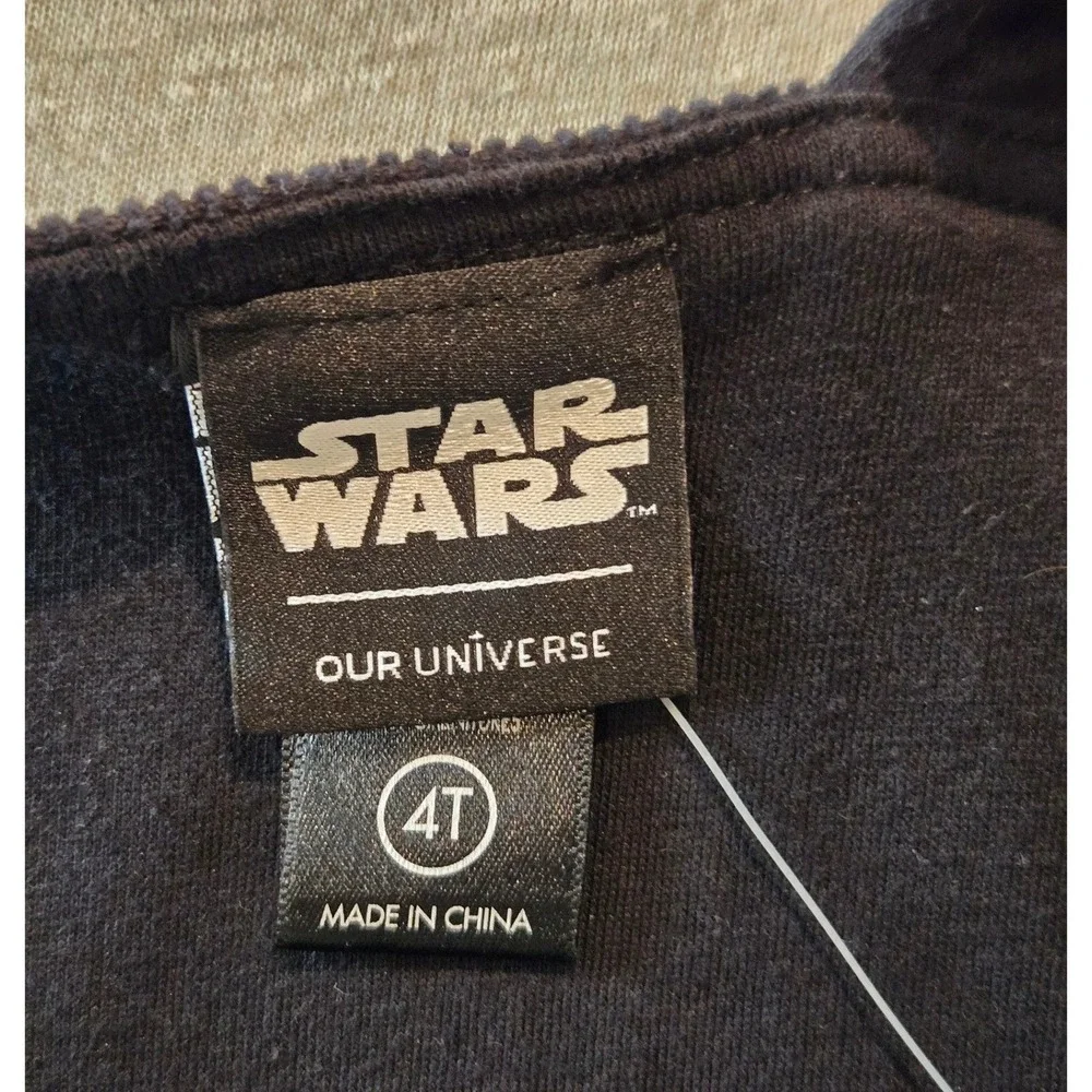 Star Wars Our Universe Jumper Dress Kid 4T Black Western Princess Leia Corduroy